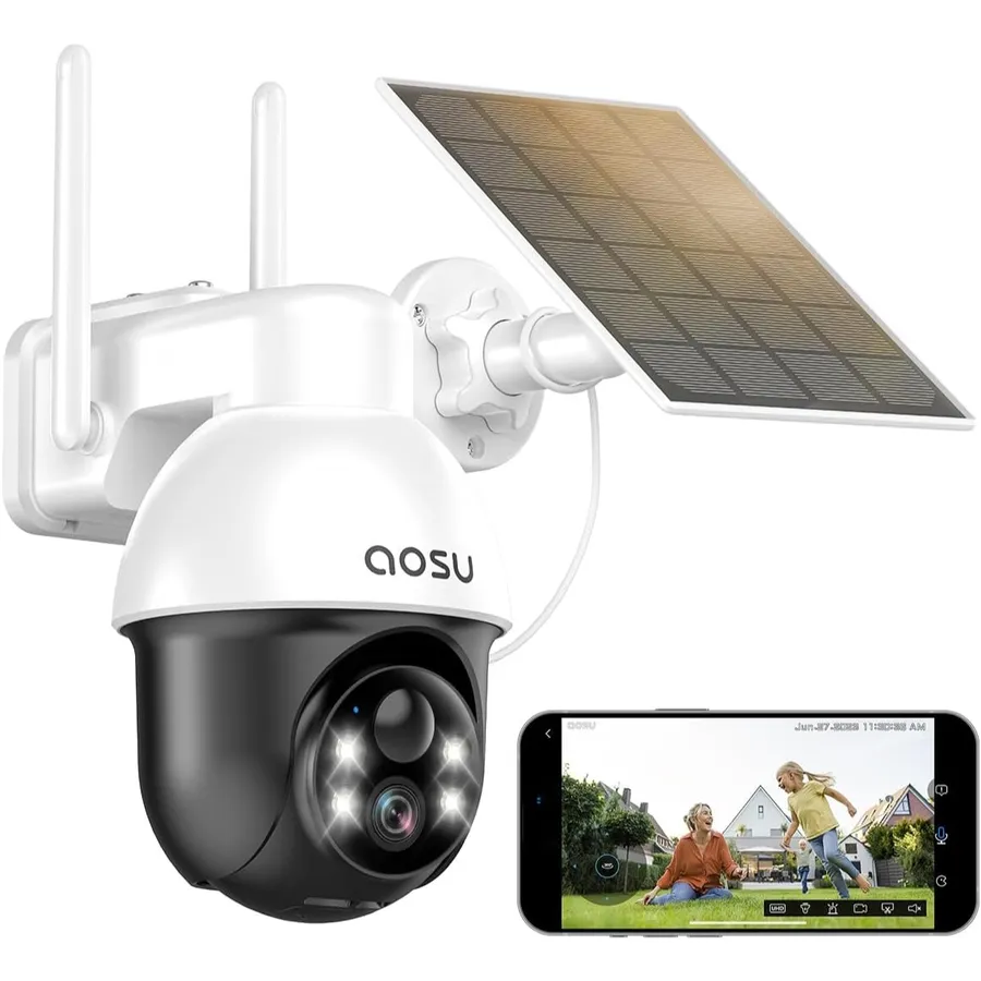 AOSU C9L - 2K Solar Kamera mit PTZ, KI und PIR