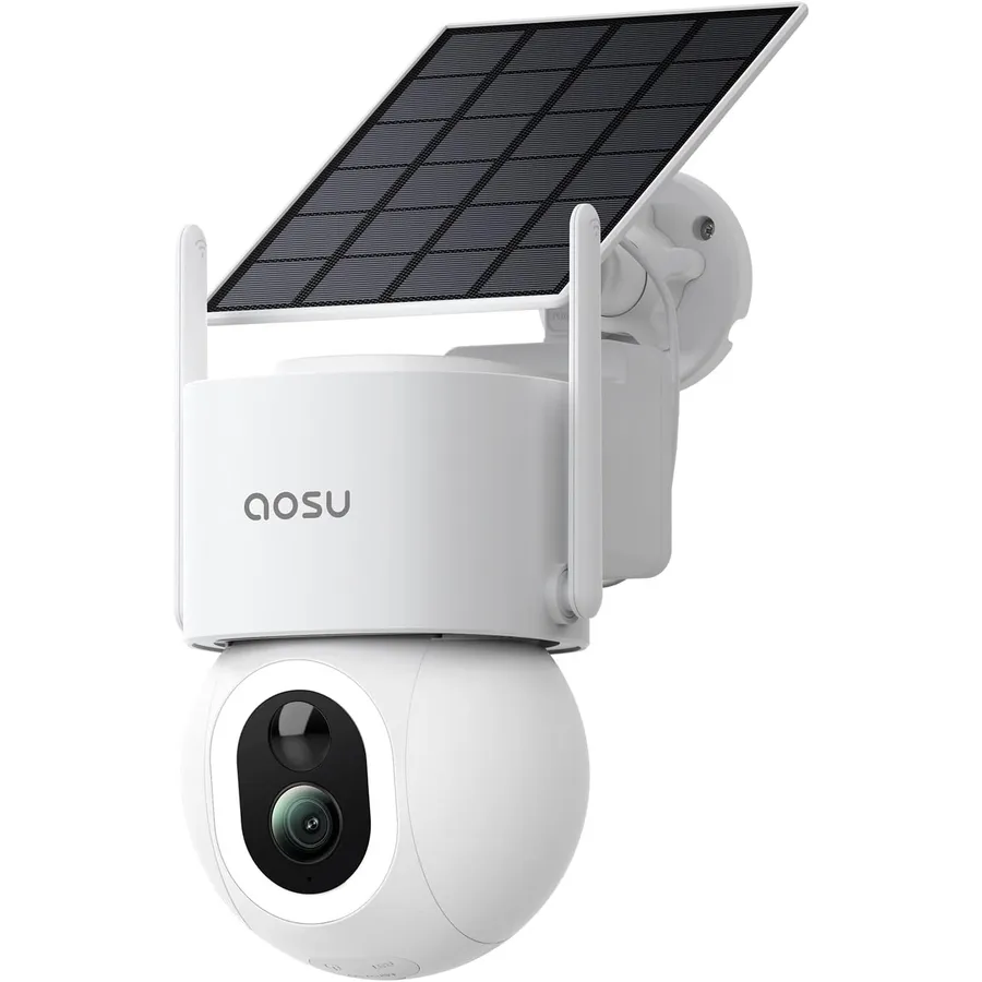AOSU D1 Max - 4K Solar Kamera mit 360° PTZ und Sirene