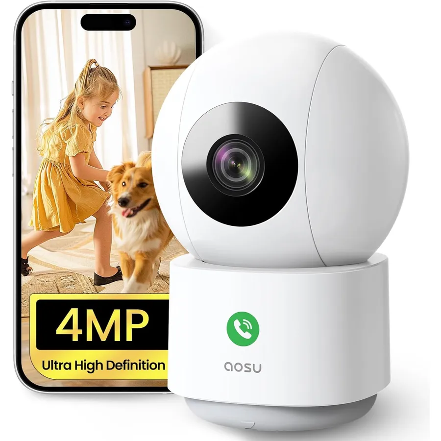 AOSU C2P - 2.5K indoor camera with one-touch calling
