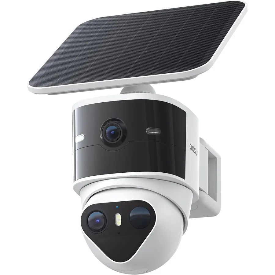 AOSU T2 Pro - 3K dual-lens solar outdoor security camera